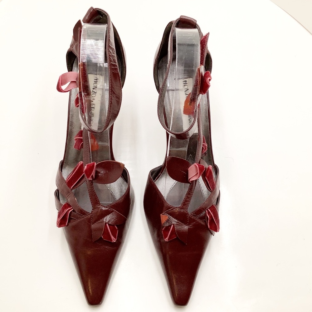 🆕 {Monzo & Franco} Daphne Burgundy Leather Shoe